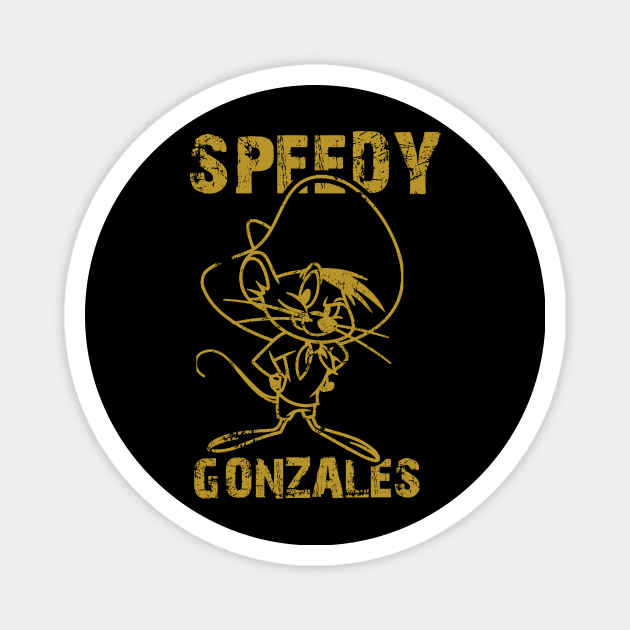 Speedy Gonzales retro Magnet by Suisui Artworks